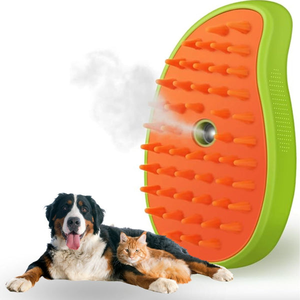 SoftSteam™ Cepillo Vaporizador Para Mascotas 3 en 1 - [PROMOCIÓN DISPONIBLE SOLO HOY]