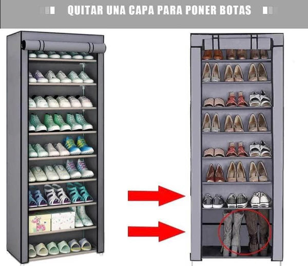 MultiZapatos™ Organizador de Zapatos de 9 Niveles - [PROMOCIÓN DISPONIBLE SOLO HOY]