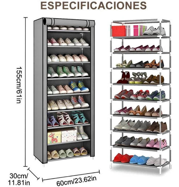 MultiZapatos™ Organizador de Zapatos de 9 Niveles - [PROMOCIÓN DISPONIBLE SOLO HOY]