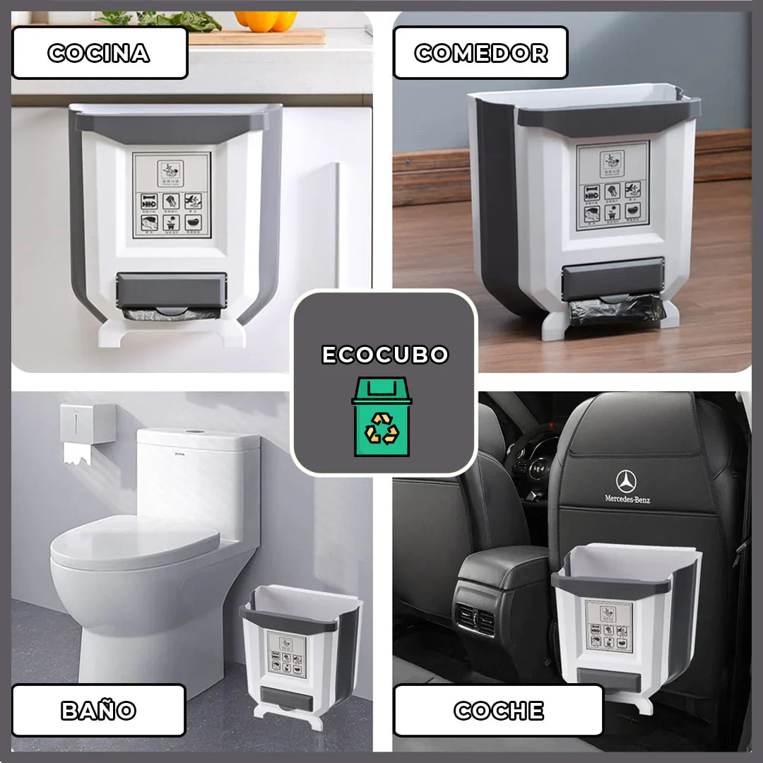 EcoCubo - Cubo de Basura Plegable y Compacto
