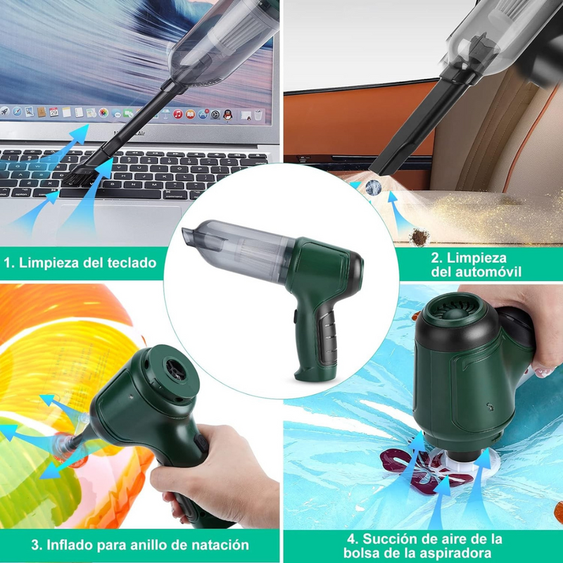 AspiGo™ – El Mini Aspirador que Lo Limpia Todo