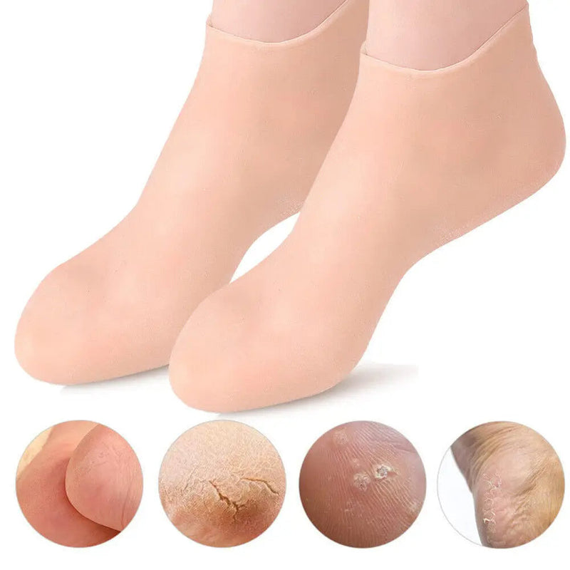 SilicoSocks™ Calcetines de silicona hidratantes - [PROMOCIÓN DISPONIBLE SOLO HOY]