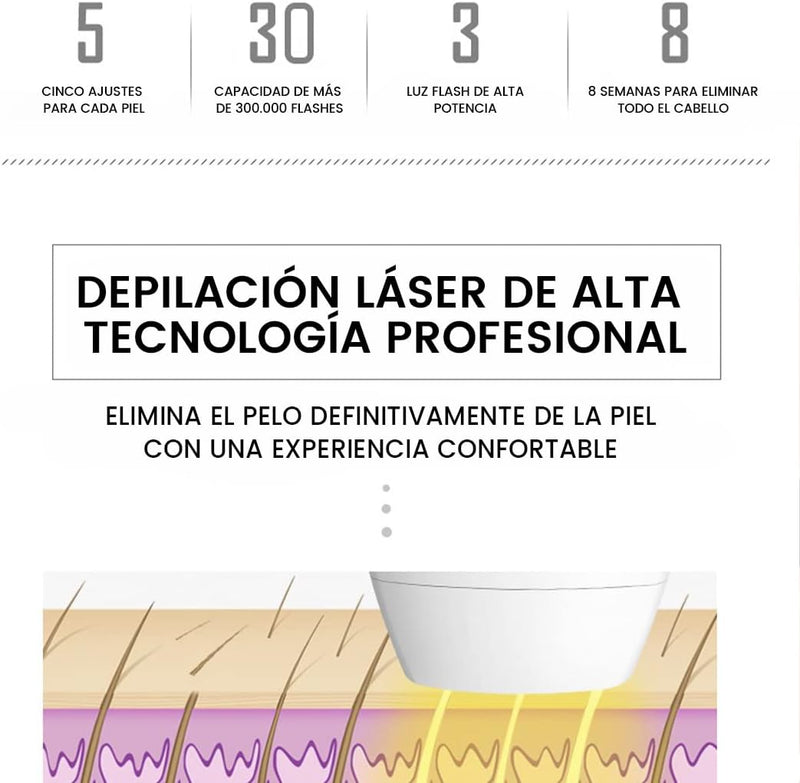 SilkLight™ Depiladora de laser IPL - [PROMOCIÓN DISPONIBLE SOLO HOY]