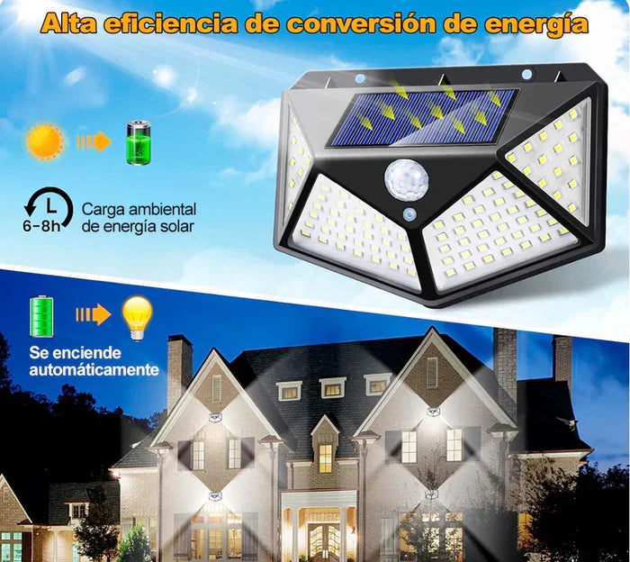 EcoLume Reflector Solar Premium con Sensor de Movimiento - [PROMOCIÓN DISPONIBLE SOLO HOY]