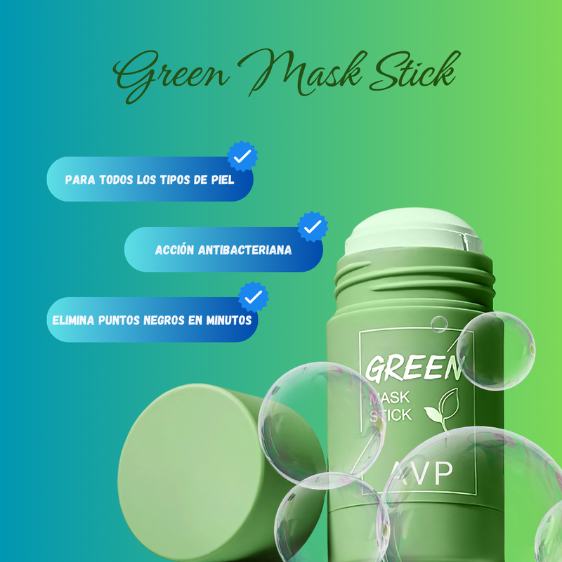 Green Mask Stick™ Mascarilla Limpiadora Té Verde + Envio Gratis