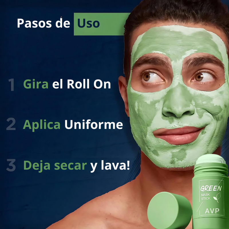 Green Mask Stick™ Mascarilla Limpiadora Té Verde + Envio Gratis