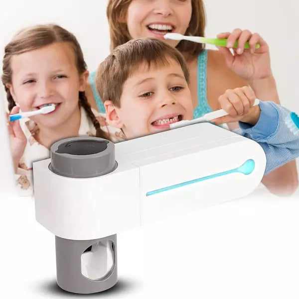 CleanBrush™ ESTERILIZADOR DE CEPILLOS UV PRO + DISPENSADOR DE PASTA - [PROMOCIÓN DISPONIBLE SOLO HOY]