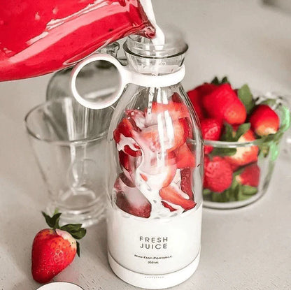 Fresh Juice Mini Licuadora de Vaso Portatil Blanco - [PROMOCIÓN DISPONIBLE SOLO HOY]