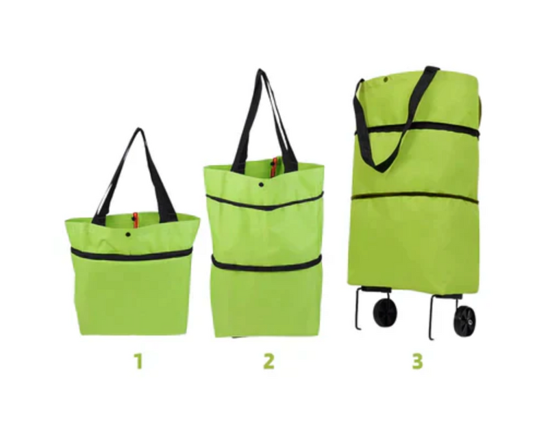 CarryShop™ Carrito de compra plegable 2 en 1