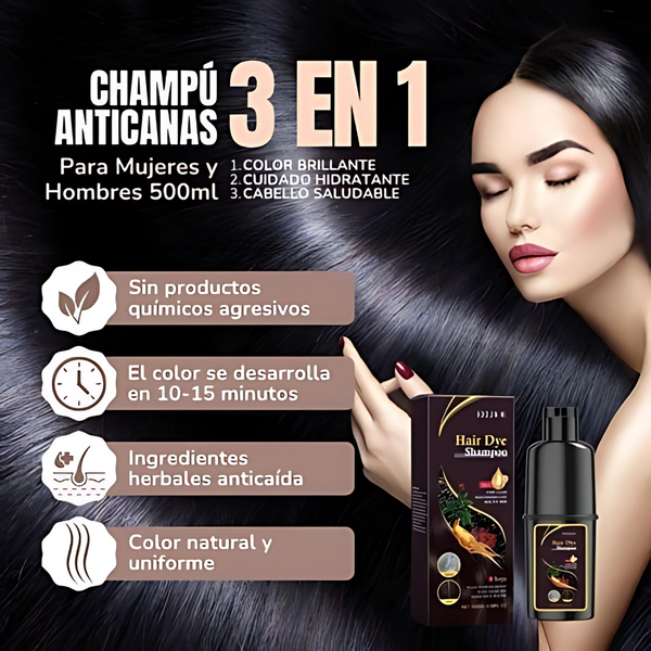 RejuvaTone™ - Shampoo AntiCanas 100ml - [PROMOCIÓN DISPONIBLE SOLO HOY]