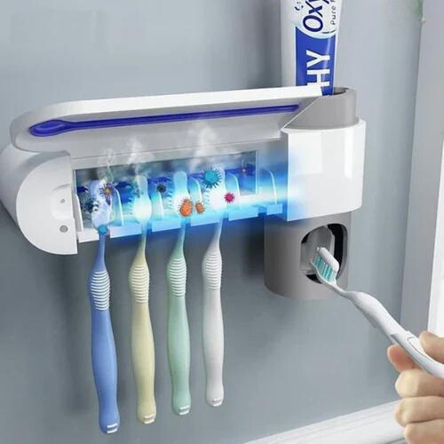 CleanBrush™ ESTERILIZADOR DE CEPILLOS UV PRO + DISPENSADOR DE PASTA - [PROMOCIÓN DISPONIBLE SOLO HOY]