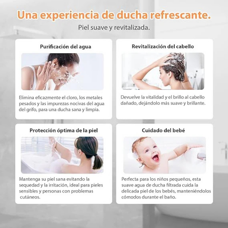 Douchéa™ – Relájate, Purifica y Ahorra (Manguera 150cm GRATIS)