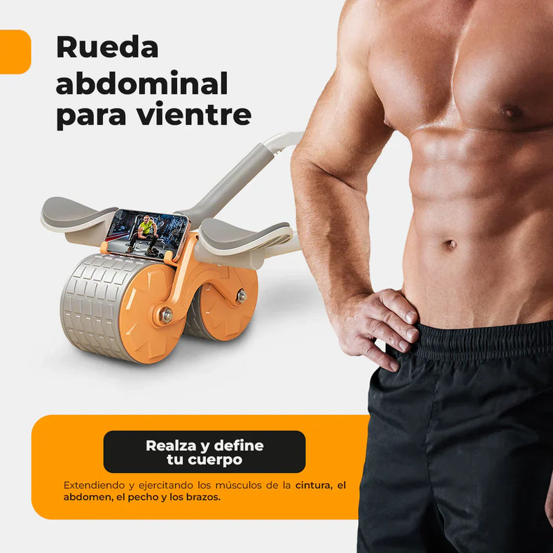 RUEDA ABDOMINAL CON REPOSA CODOS - [PROMOCIÓN DISPONIBLE SOLO HOY]