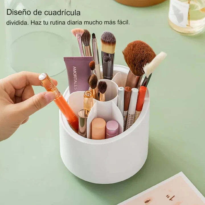 BeautySpin Organizador de Maquillaje Giratorio | ¡Todo a Tu Alcance con un Simple Giro!