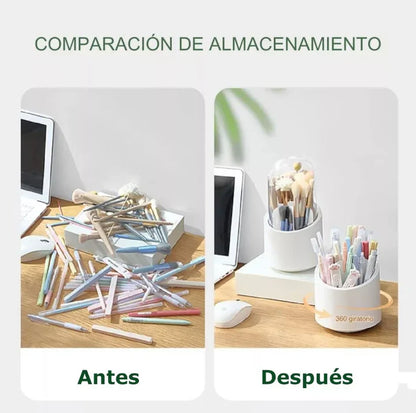 BeautySpin Organizador de Maquillaje Giratorio | ¡Todo a Tu Alcance con un Simple Giro!