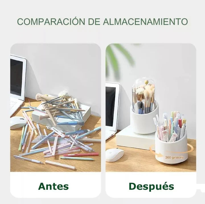 BeautySpin™ Organizador de Maquillaje Giratorio | ¡Todo a Tu Alcance con un Simple Giro!