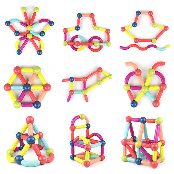 SUPERBLOCK Juego de bloques de construcción magnéticos para niños (42 unidades) - [PROMOCIÓN DISPONIBLE SOLO HOY]