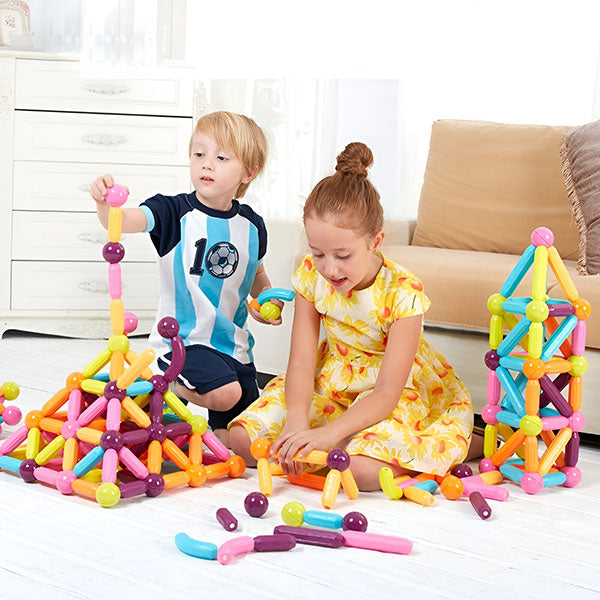 SUPERBLOCK™ Juego de bloques de construcción magnéticos para niños (42 unidades) - [PROMOCIÓN DISPONIBLE SOLO HOY]