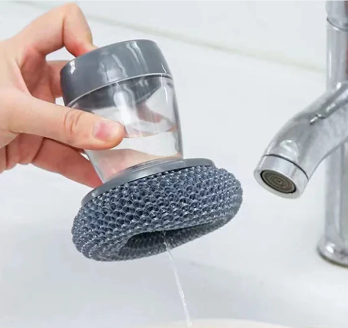 JabónBrush Cepillo Dispensador de Jabón Multiusos 🥳