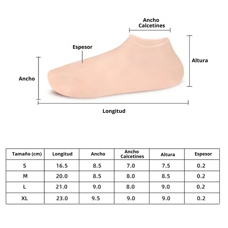 SilicoSocks™ Calcetines de silicona hidratantes - [PROMOCIÓN DISPONIBLE SOLO HOY]