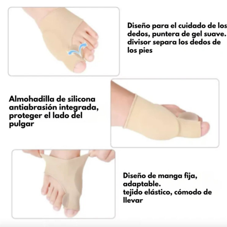 ComfortToe™ Corrector (1 Par) de Juanetes Ortopedicos - [PROMOCIÓN DISPONIBLE SOLO HOY]