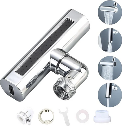 GiroFlow Grifo Giratorio Universal 360° 3 en 1 - [PROMOCIÓN DISPONIBLE SOLO HOY]