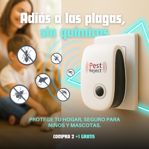 ⚡ SmartRepel™ – Inteligencia Ultrasónica Contra Plagas