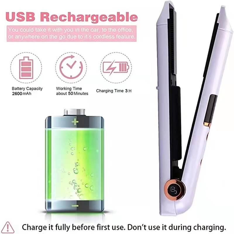 MiniPlancha Styler Portátil 3 en 1 Plancha de pelo inalámbrica - [PROMOCIÓN DISPONIBLE SOLO HOY]