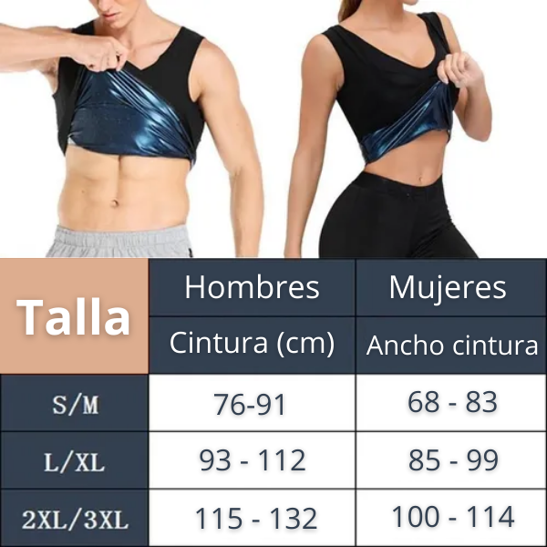 Faja Térmica Reductora - Unisex